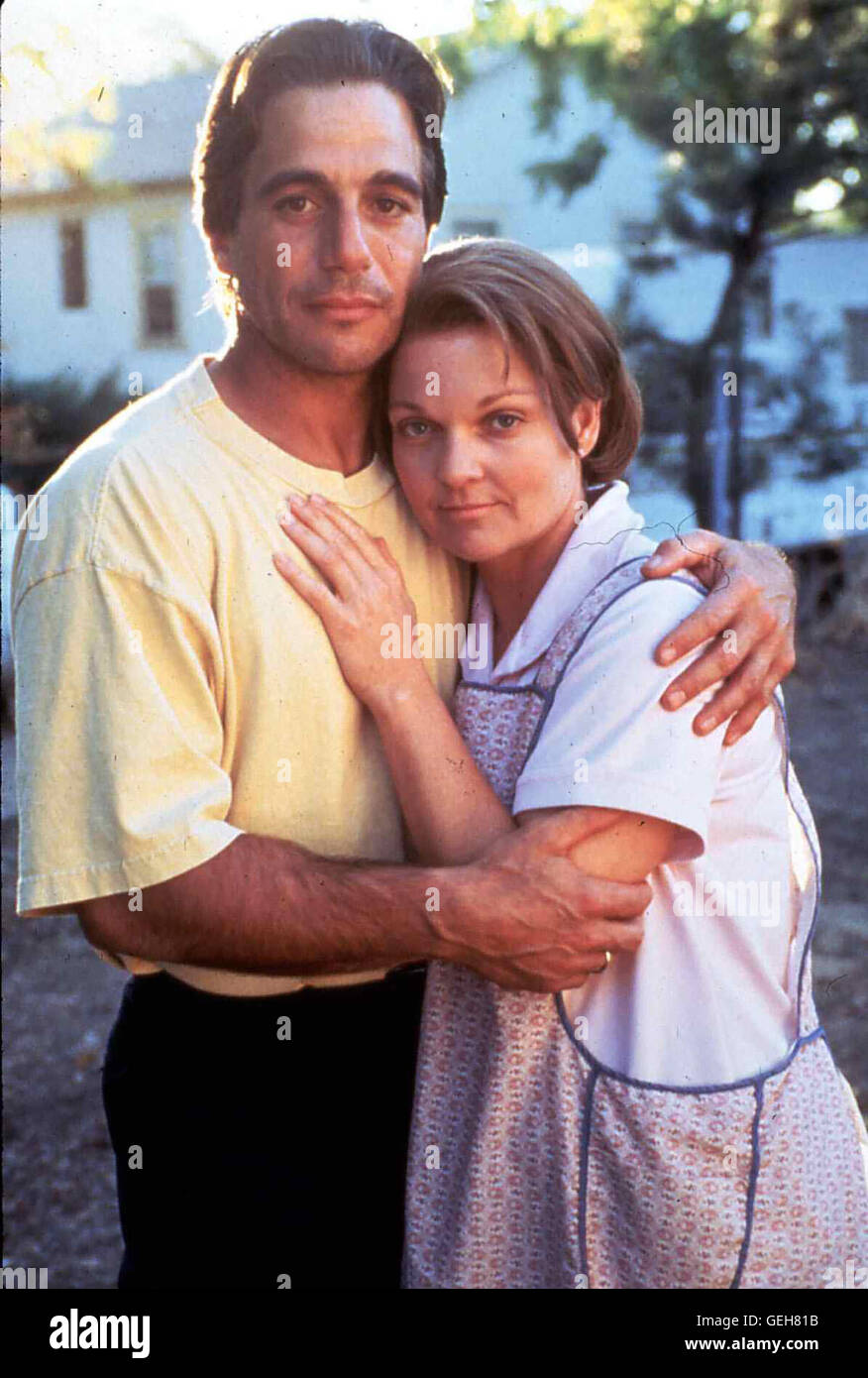 Tony Danza, Pamela Reed Zwanzig Jahre hat Sich Tom Acton (Tony Danza) aus Ã¤rmlichen Verhältnissen Hochgearbeitet Umm Seiner Frau Carol (Pamela Reed) Und Den Drei ging Ein Schönes Zuhause Zu Geben. Lokalen Caption *** 1994, tödlich flüstert, Todesfluestern Stockfoto