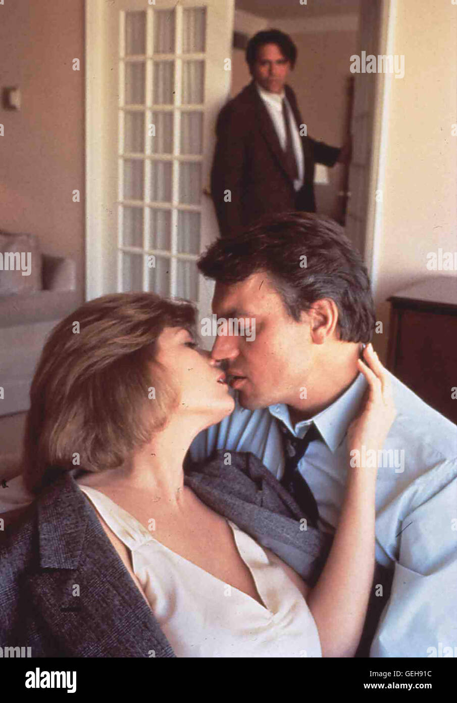Derek de Lint, Meredith Baxter-Birney *** lokalen Caption *** 1990, Burning Bridges, Ehebruch - Einer Krieg IGV Nicht McNeals Stockfoto