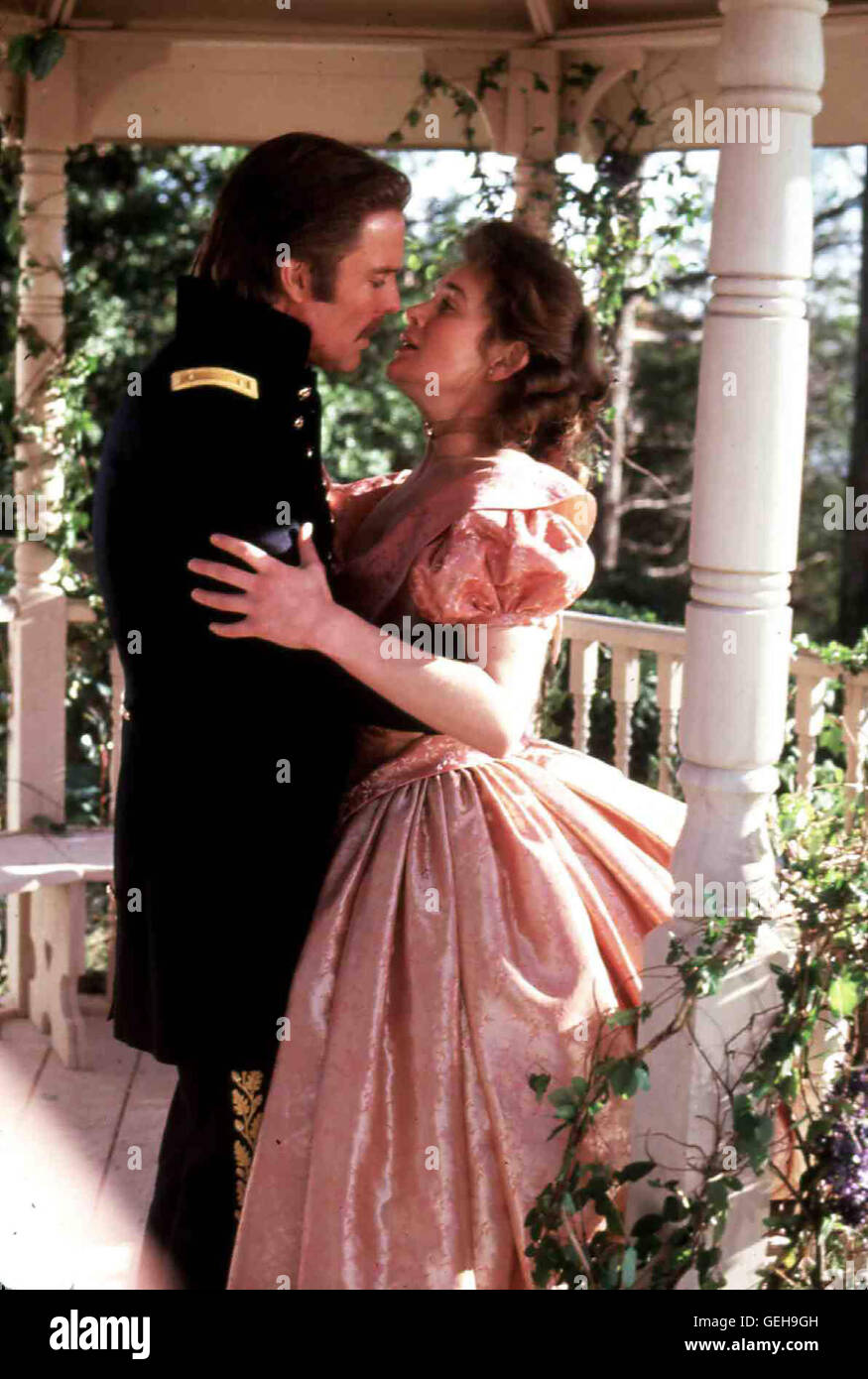 Richard Chamberlain, Alice Krige *** lokalen Caption *** 1985, Dream West, Dream West Stockfoto