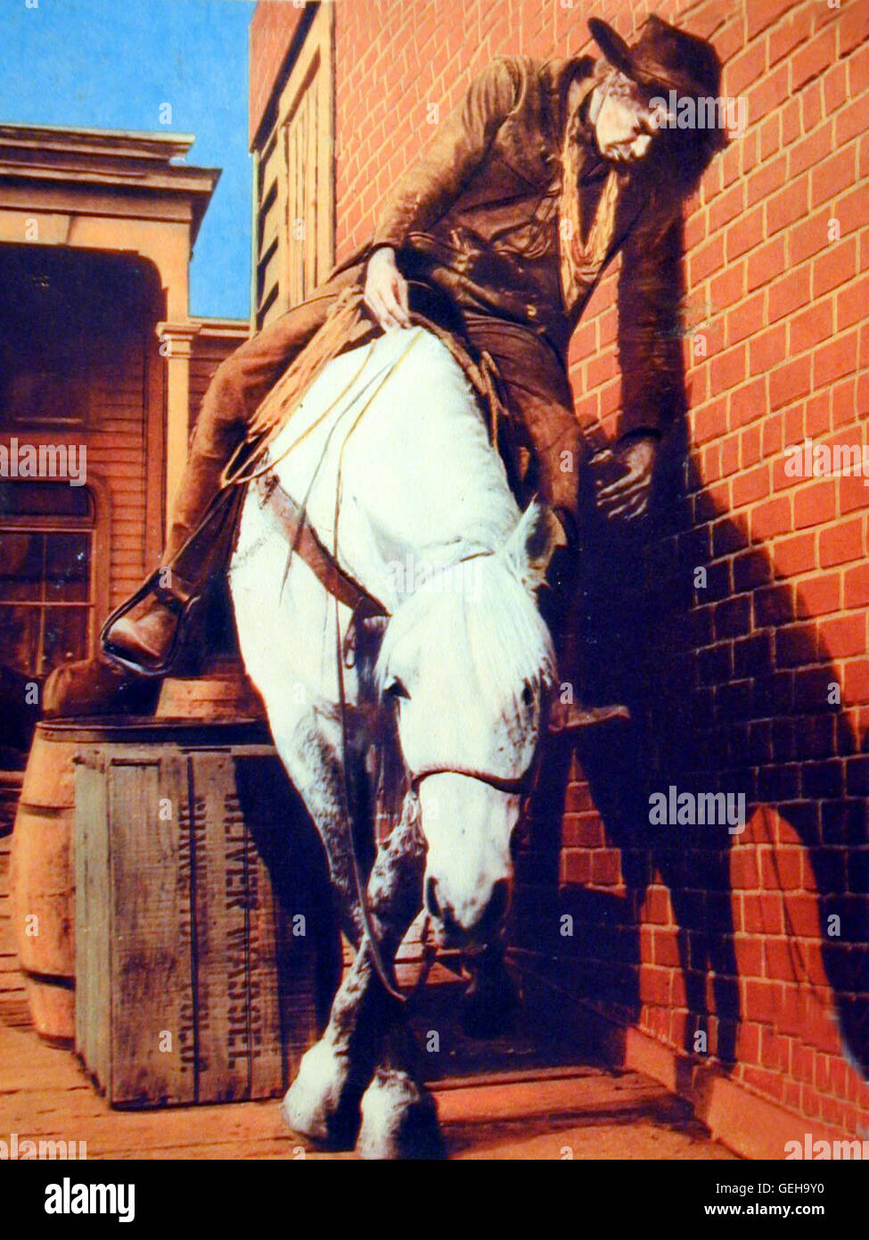 Kid Shelleen/Tim Strawn (Lee Marvin) *** lokalen Caption *** 1965, Cat Ballou, Cat Ballou - Haengen Sollst Du In Wyoming Stockfoto