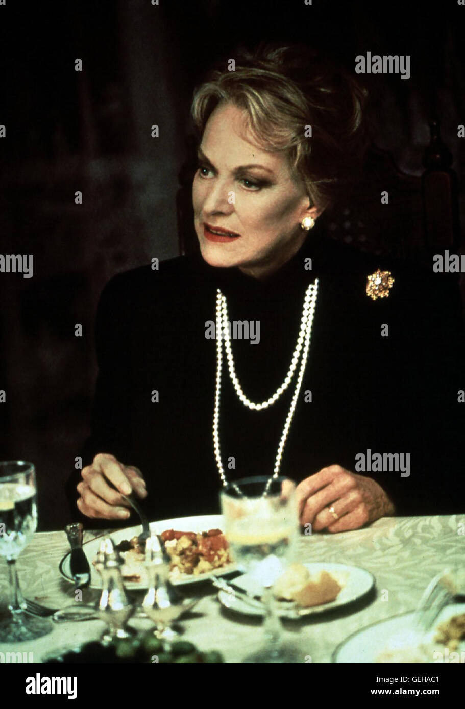 MAUREEN O'HARA, 1995 Mary Parkin (Maureen O'Hara) Hut Viel Platz in Ihrer Villa Und Wenig Gesellschaft. Pro Inserat Bietet Sie Einen Hausmeister-Posten JG *** lokalen Caption *** 1995, Weihnachts-Box, die, Der Ruf Des Engels Stockfoto