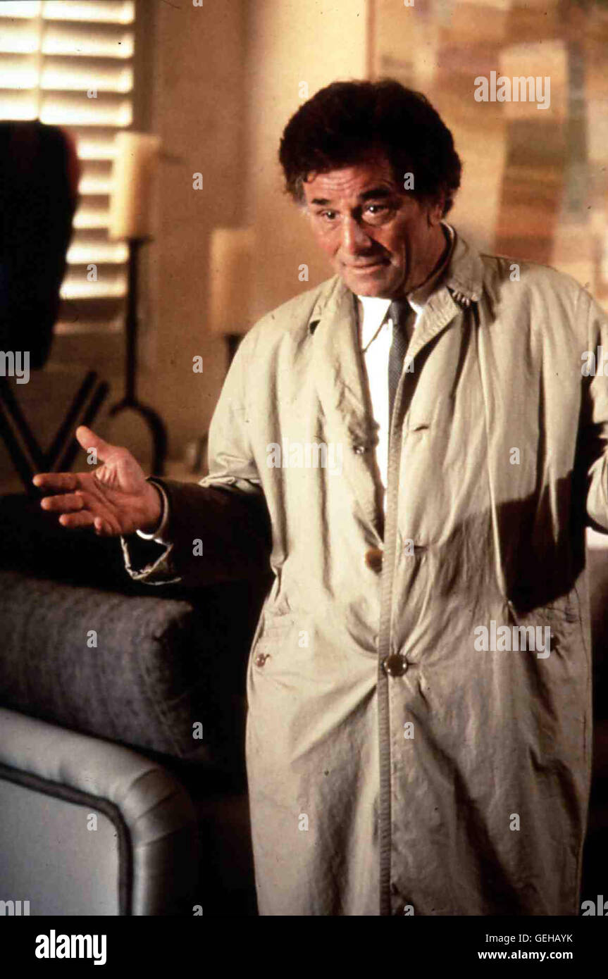 Inspektor Columbo (Peter Falk) in Szene *** lokalen Caption *** 1970, Columbo 70er Jahre (Neutral), Columbo - Neutral Stockfoto
