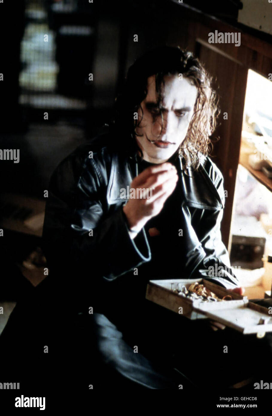 Brandon Lee Als Unverwundbarer Raecher Durchstreift Eric (Brandon Lee) sterben Strassen, äh sterben Moerder Auszuloeschen. Lokalen Caption *** 1994, Krähe, die, Die-Kraehe Stockfoto