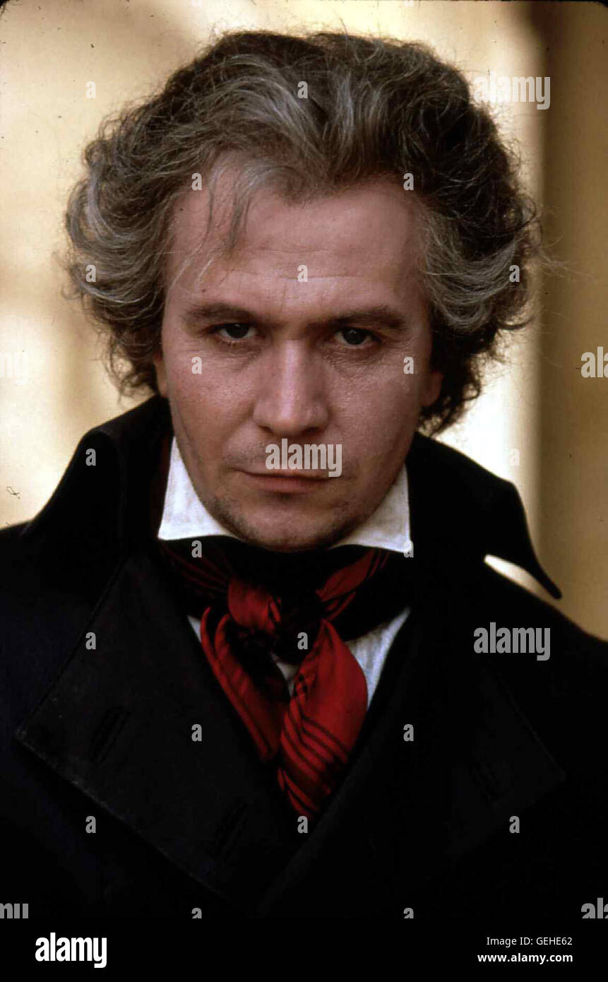 Gary Oldman Ludwig Van Beethoven (Gary Oldman) Hut Nach seit Tode in Einem kurzen Sein Gesamtes Erbe Seiner "Unsterblichen Geliebten" Hinterlassen. Doch um Wen Handelt es Sich Dabei? Lokalen Caption *** 1995, 1990er, 1990er Jahre, Beethoven, Film, unsterbliche B Stockfoto