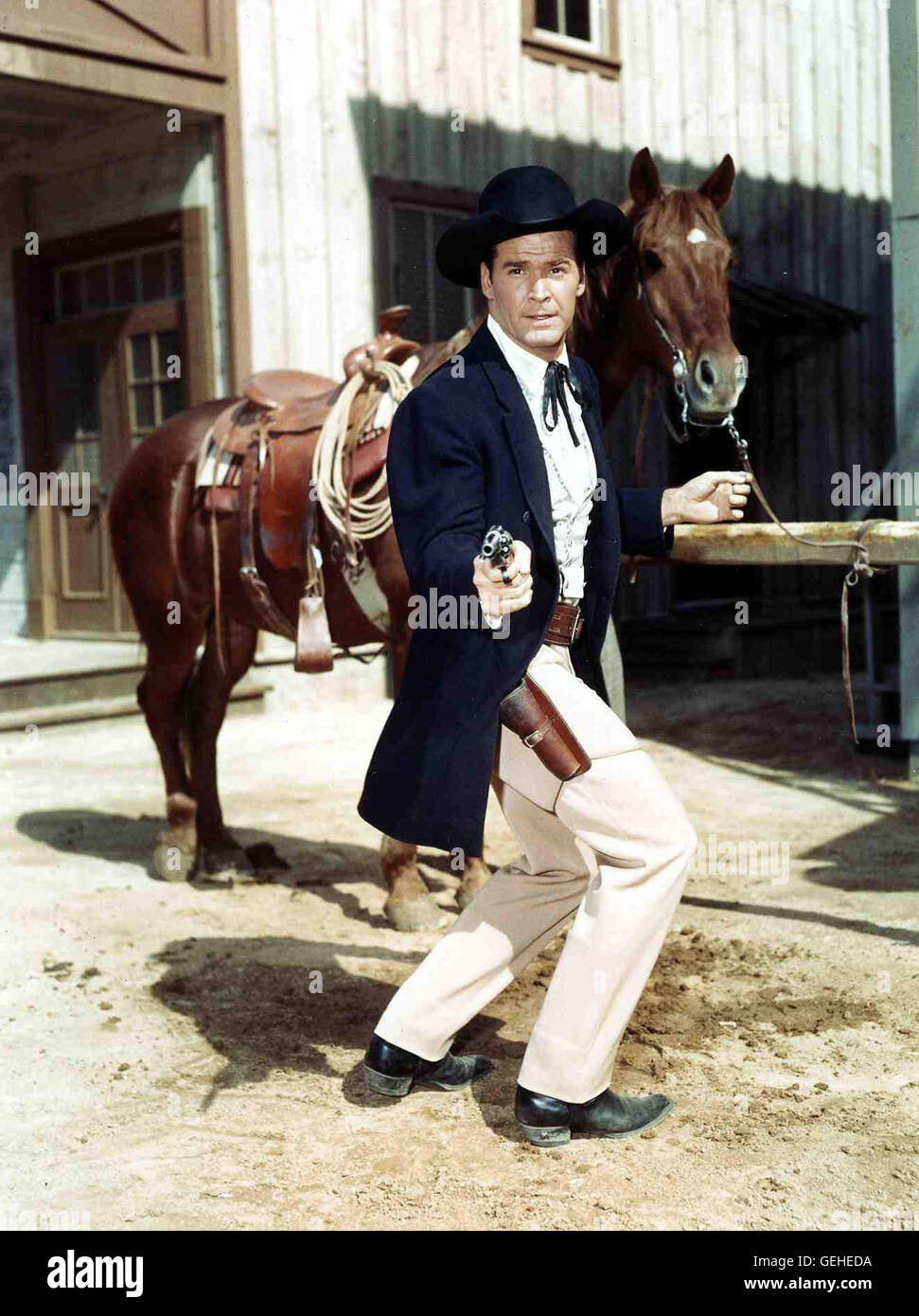 James Garner *** lokalen Caption *** 1957, 1950er, 1950er Jahre, Film, Maverick, Western, Maverick Stockfoto