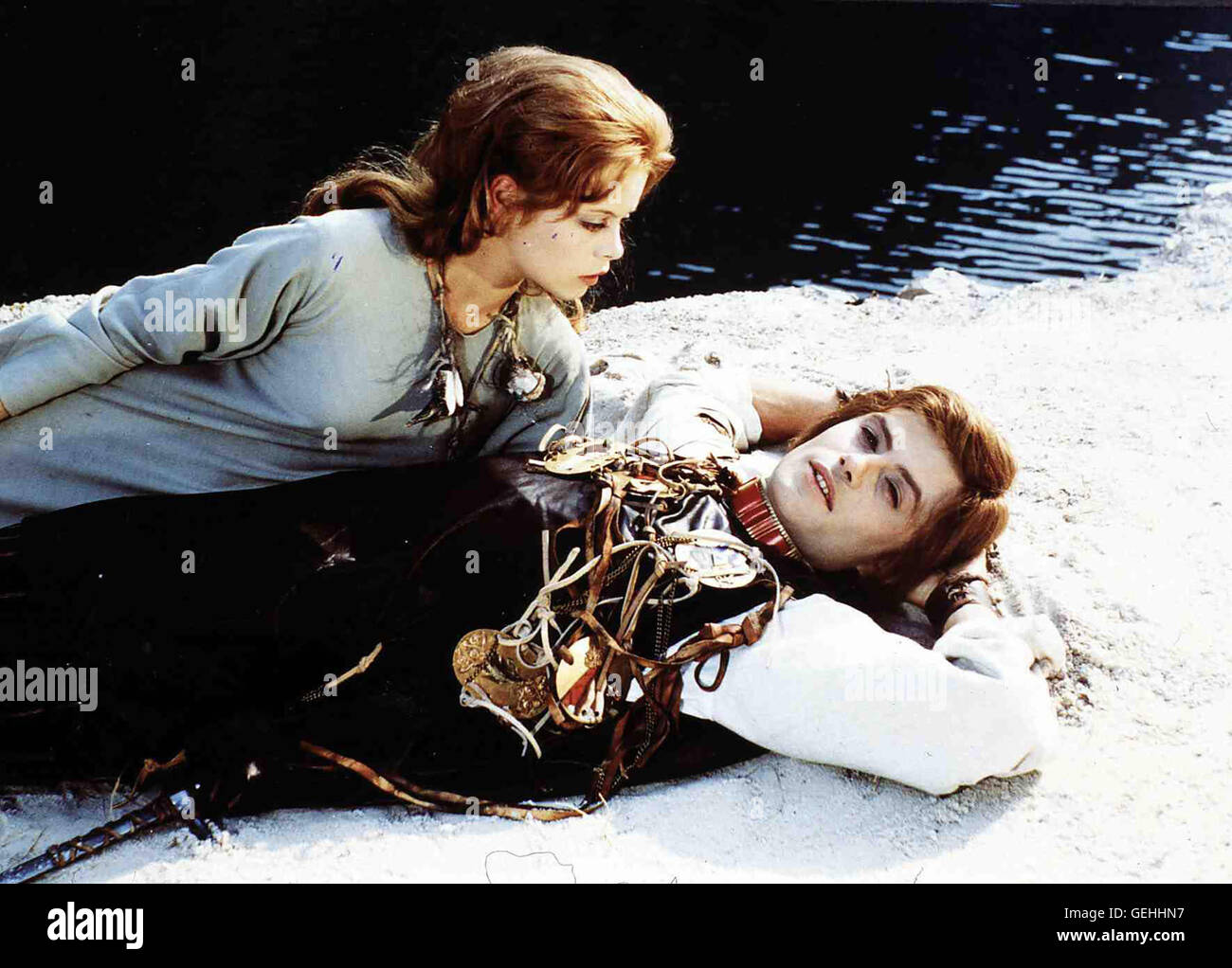Miroslava Safrankova, Petr Svojtka sterben Kleine Staatsballett (Miroslava Safrankova) Rettet Dem Schoenen Erweiterungsset (Petr Svojtka) Das Leben, als Ihr Vater Sein Schiff Sinken Laesst. Sogleich Verliebt Sie Sich Unsterblich. Lokalen Caption *** 1976, Mala Mo Stockfoto