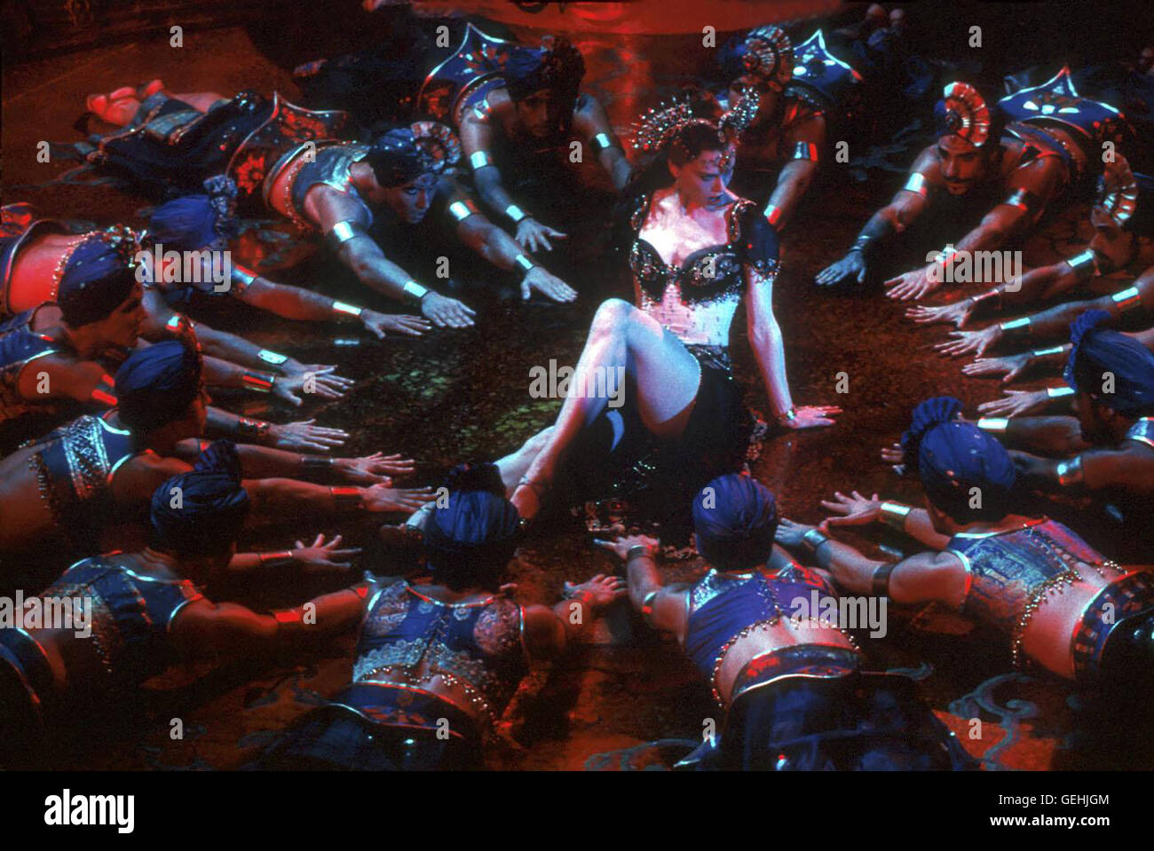 Nicole Kidman Satine (Nicole Kidman) *** lokalen Caption *** 1952, Moulin Rouge, Moulin Rouge Stockfoto