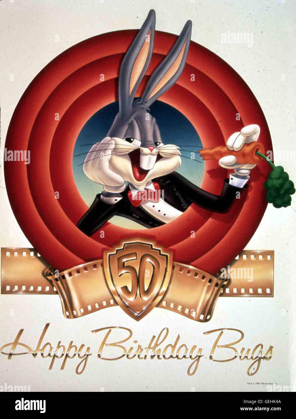 Bugs Bunny *** lokalen Caption *** 1989, 1980er, 1980er Jahre, Animation, Film, alles Gute zum Geburtstag-Bugs, Zeichentrick, Happy Birthday Bugs Stockfoto