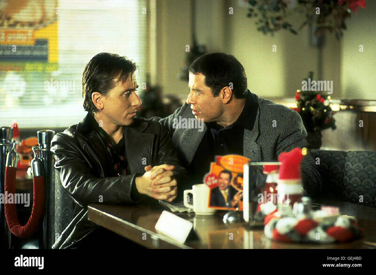 Tim Roth, John Travolta Russ Richards (John Travolta) *** lokalen Caption *** 2001, Glückszahlen, Glückszahlen Stockfoto