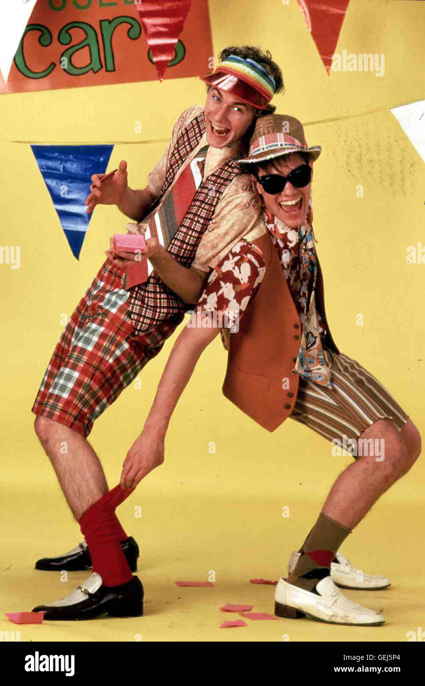 Daniel H. Jenkins, Neill Barry Die Beiden Teenager O.C (Daniel H. Jenkins, l) Und Stiggs (Neill Barry) Beschliessen, Waehrend der Sommerferien Einen Ruhigen Vorort in Ein Heilloses Chaos Zu Verwandeln. Lokalen Caption *** 1984, OC & Stiggs, schwarze Katze Stockfoto