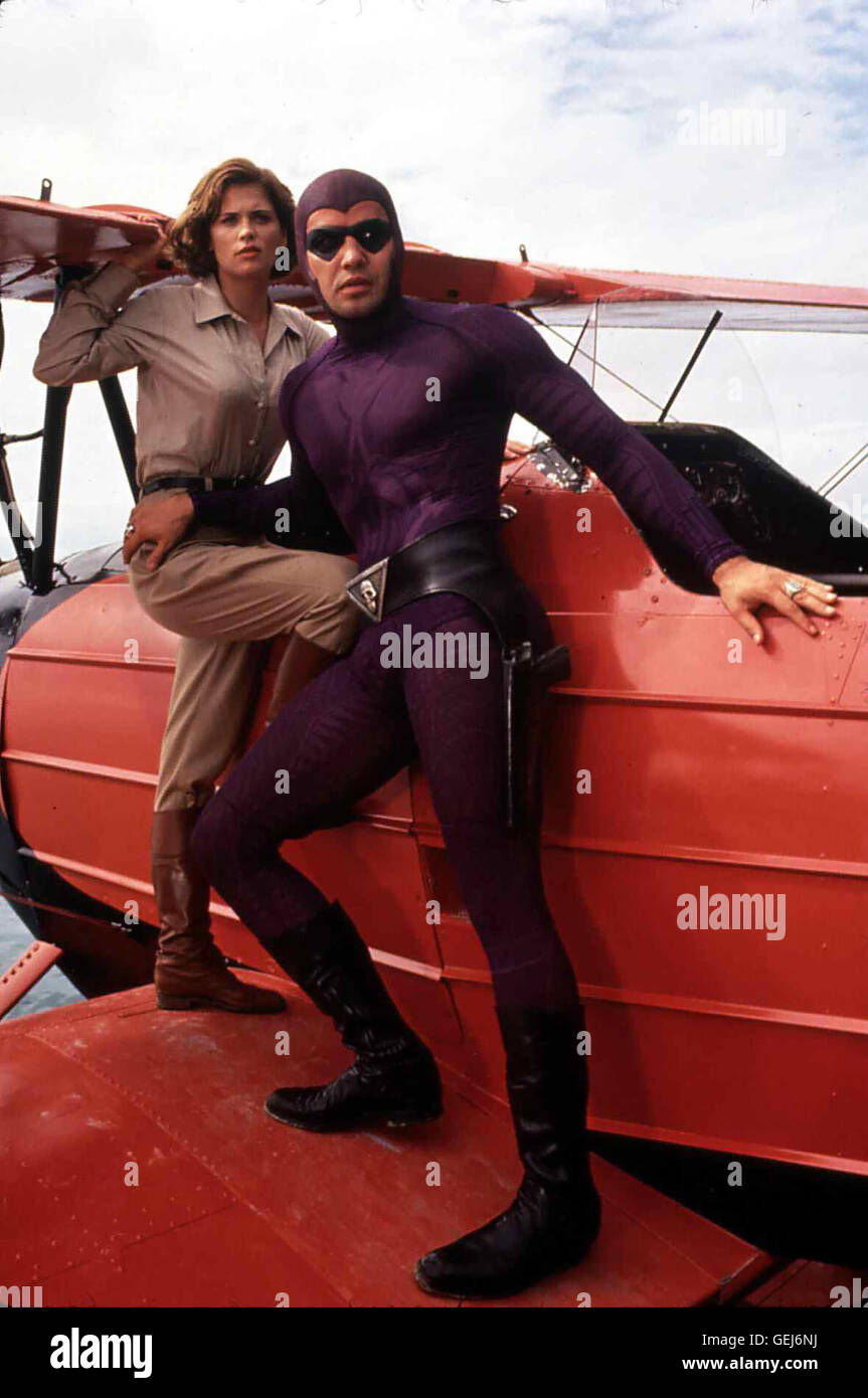 Diana Palmer (Kristy Swanson), Phantom/Kit Walker (Billy Zane) *** lokalen Caption *** 1996, Phantom, Phantom, Das Stockfoto