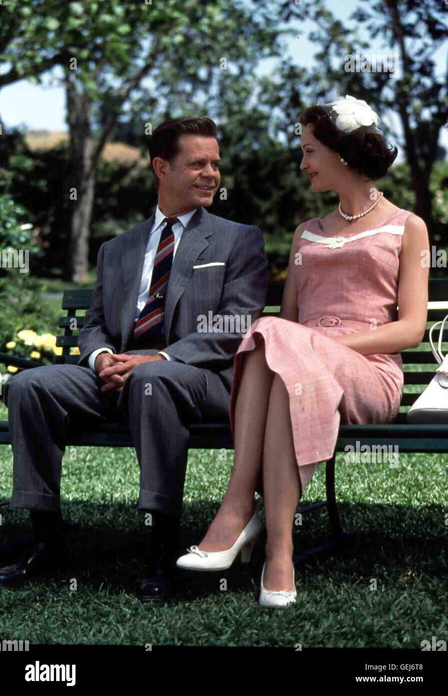 George (William H. Macy), Betty (Joan Allen) *** lokalen Caption *** 1998, Pleasantville, Pleasantville - Zu schön, Um Wahr Zu Sein Stockfoto