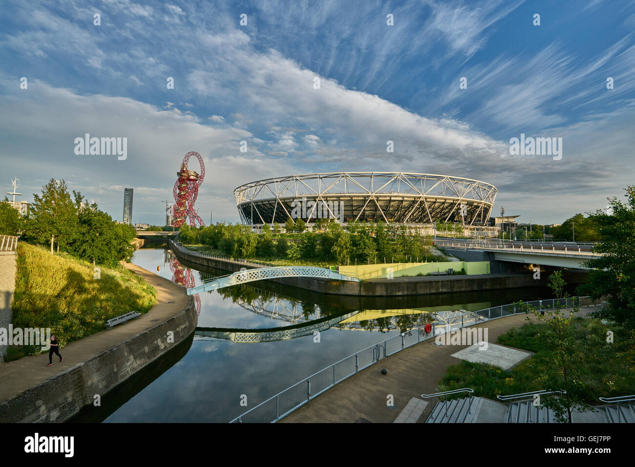 Olympia-Stadion, London Olympic Park Stockfoto