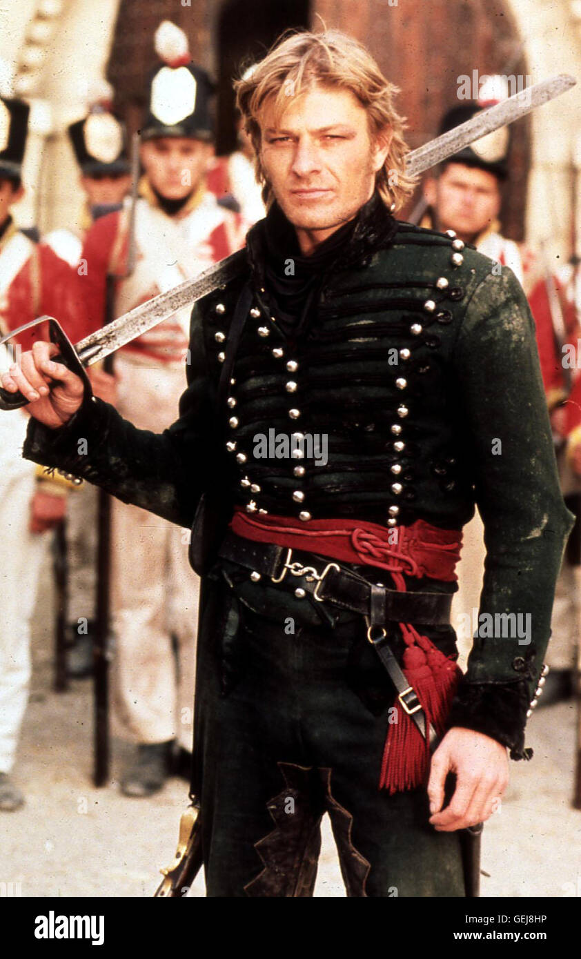 Richard Sharpe (Sean Bean) *** lokalen Caption *** 1992, Sharpe (Neutral), sterben Scharfschuetzen - Das Verschwundene Betaillon Stockfoto