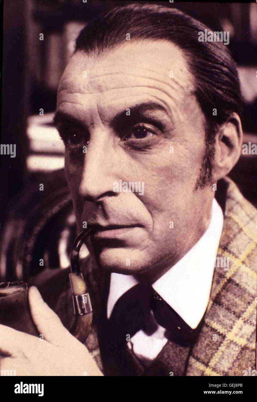 Sherlock Holmes (Ian Richardson) *** lokalen Caption *** 1983, Zeichen der vier, die, Im Zeichen Der Vier Stockfoto