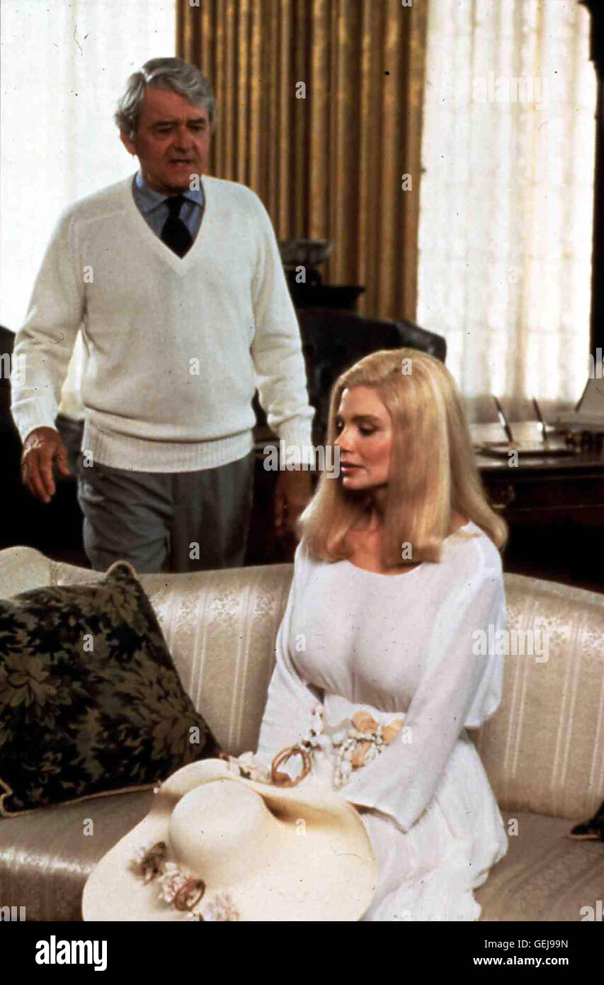 Sterben Sie Wohlhabende Madelyn Coltrane (Loni Anderson) Teilt Dachmarke Vater Jim (Hal Holbrook) Mit, Dass Sie den Tennis-Lehrer Charlie Jahrmarktssängerin wird. Lokalen Caption *** 1989, Sorry falsche Nummer, Mit Dem Tod Verbunden Stockfoto