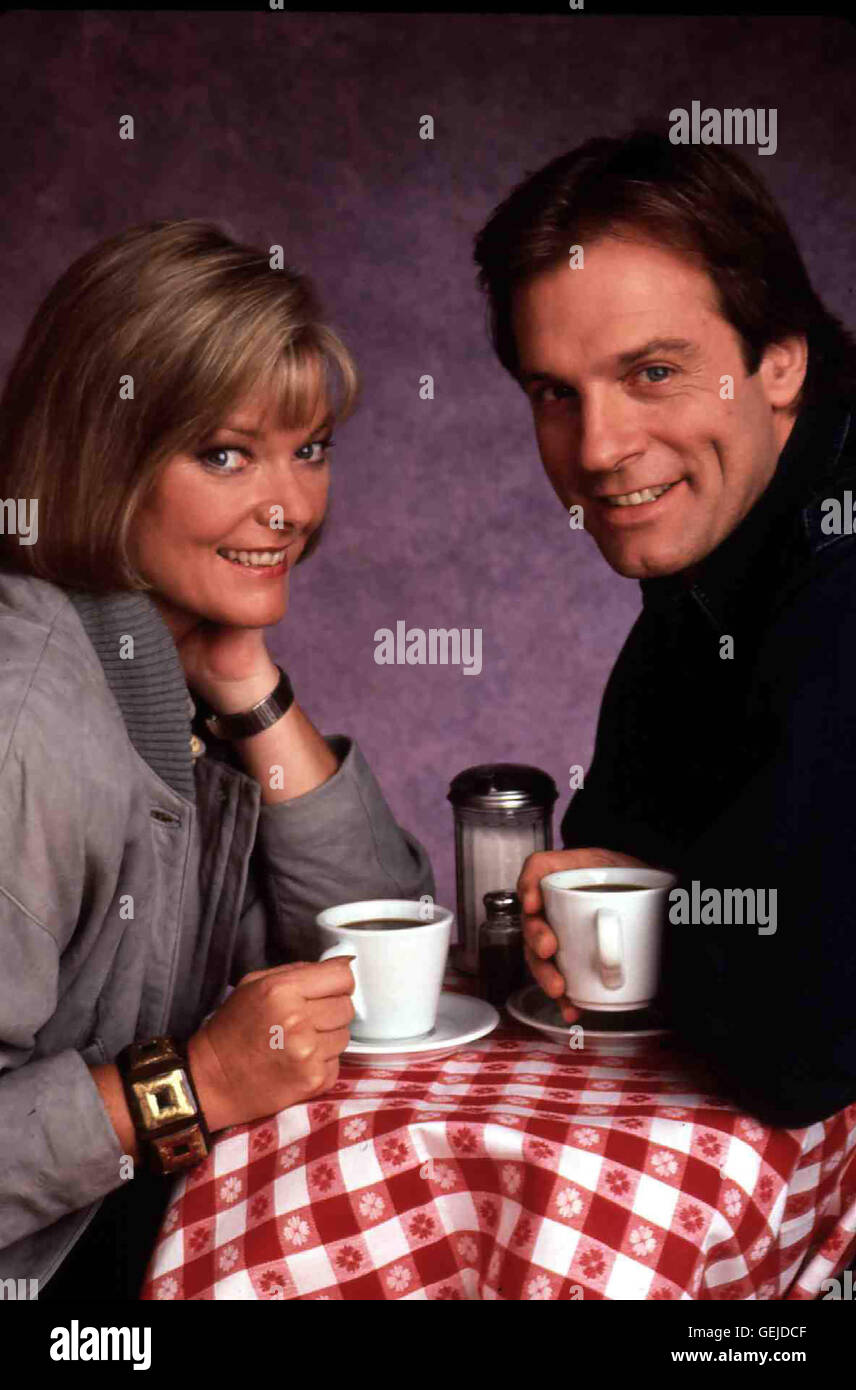 Jane Curtin, Stephen Collins *** lokalen Caption *** 1990, Working It Out, Nicht Gleich Beim Ersten Mal Stockfoto