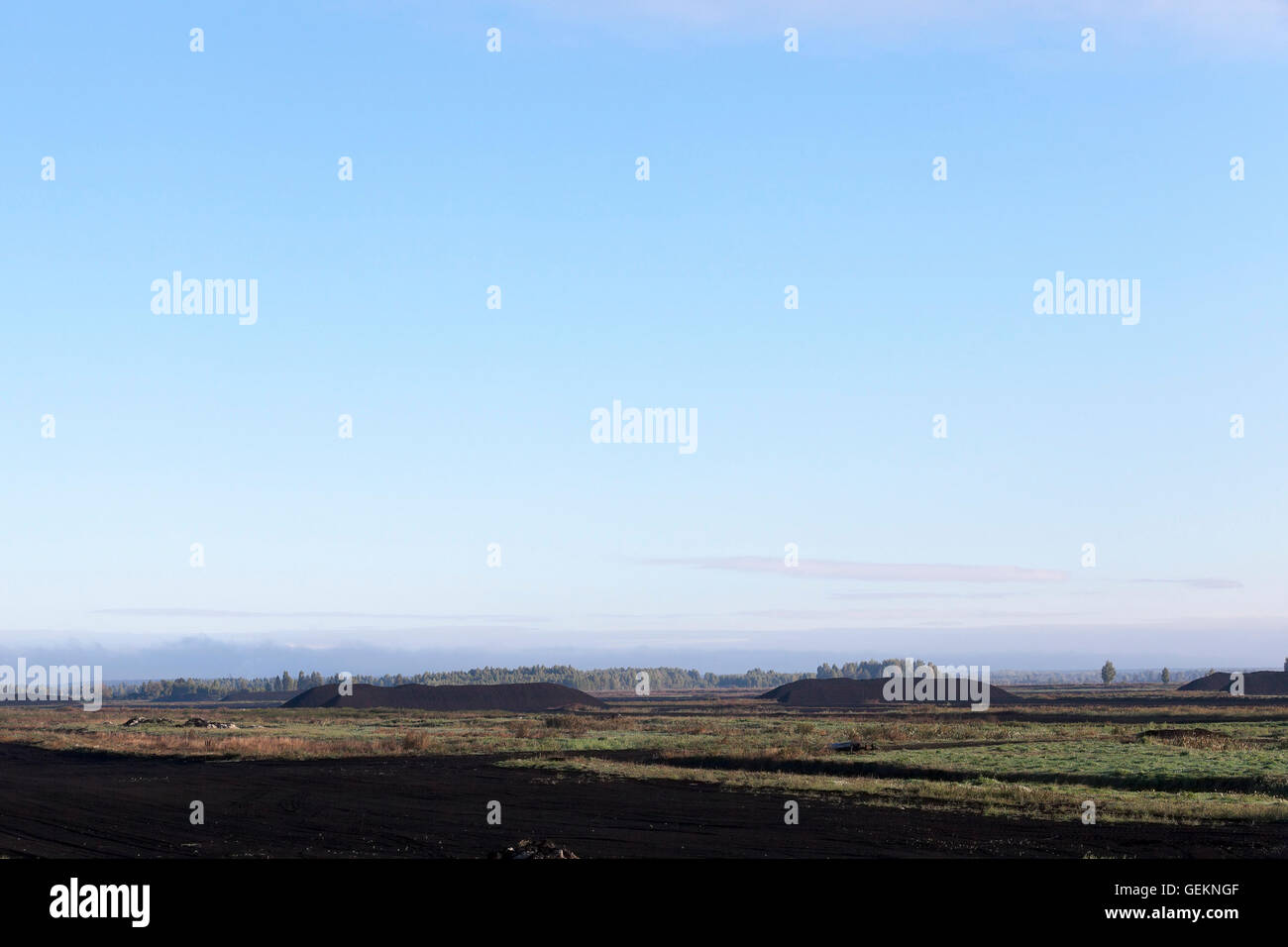 Karriere mit Torf Stockfoto