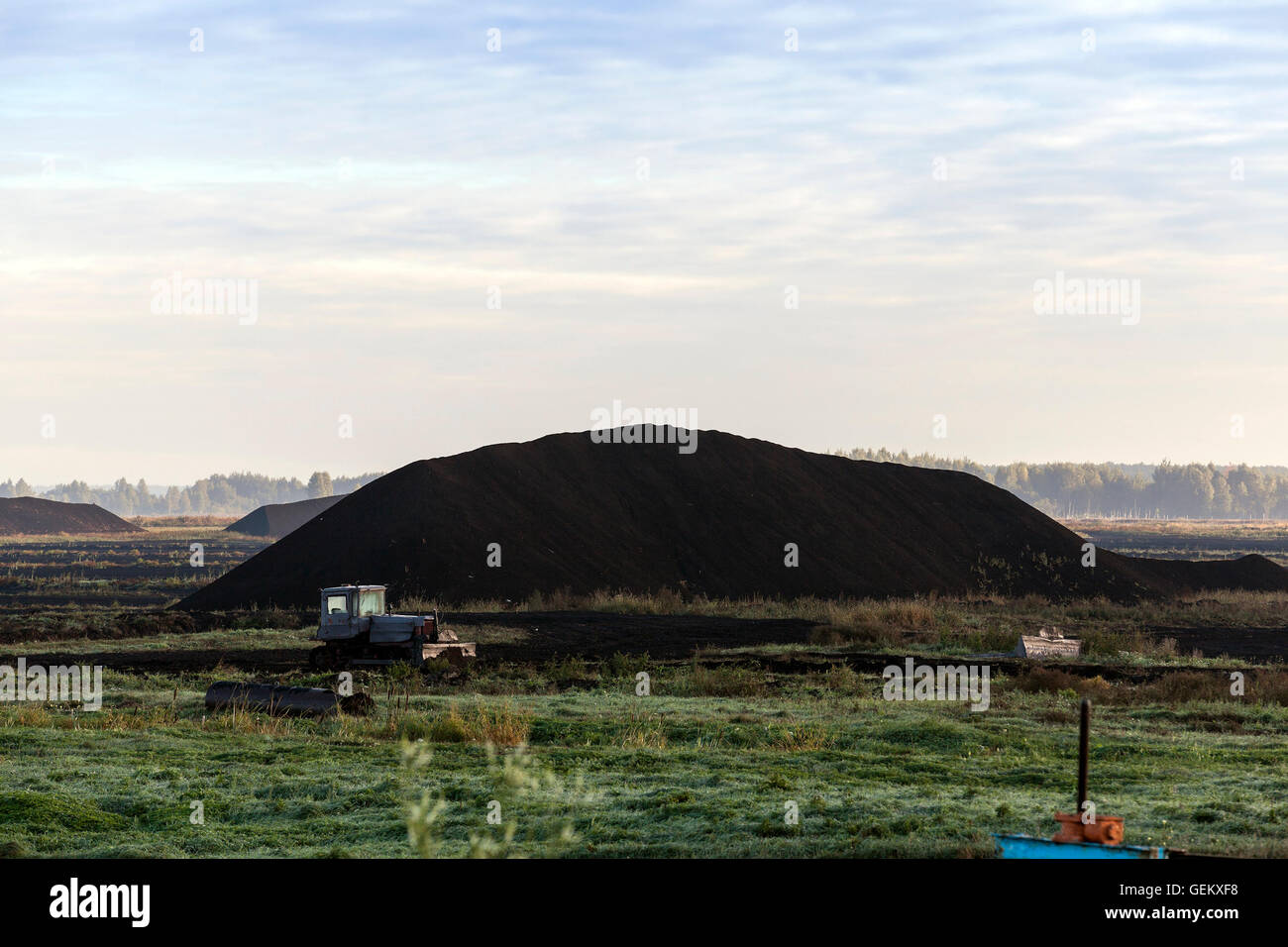 Karriere mit Torf Stockfoto
