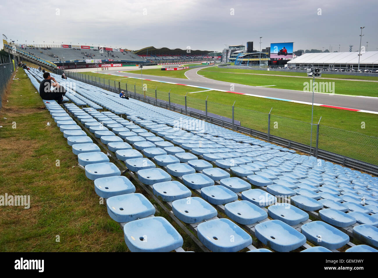 ASSEN, Niederlande - Juni 2016: auf der Dutch TT, ein Motorrad-Event. Stockfoto