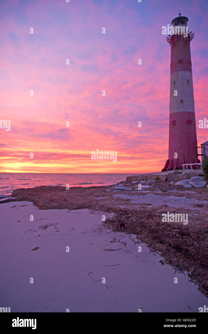 Troubridge Insel-Leuchtturm Stockfoto