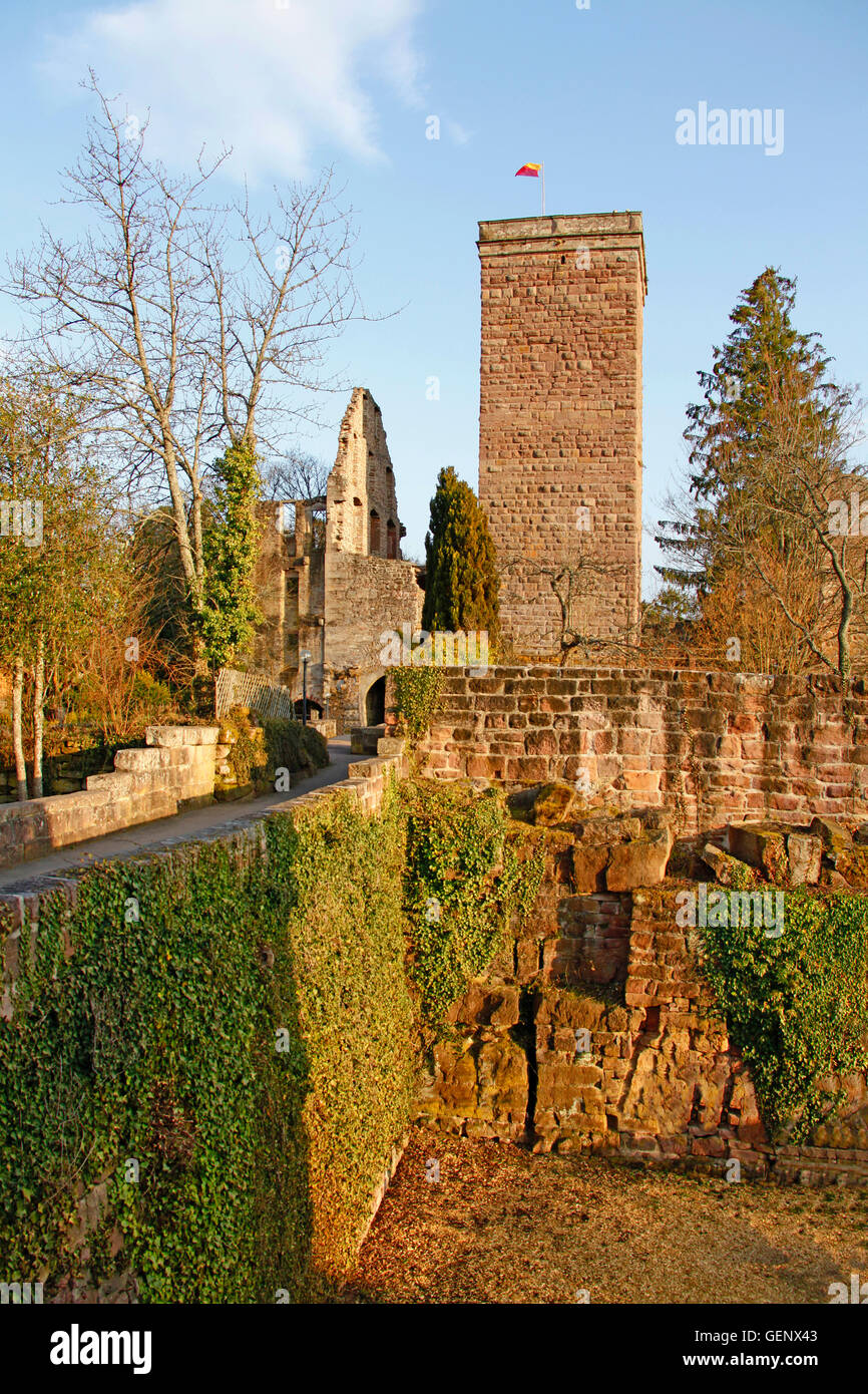 Burgruine Zavelstein, Bad Teinach-Zavelstein Stockfoto