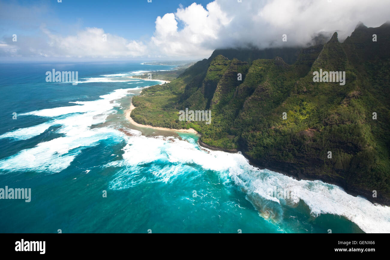 Napali Küste Stockfoto
