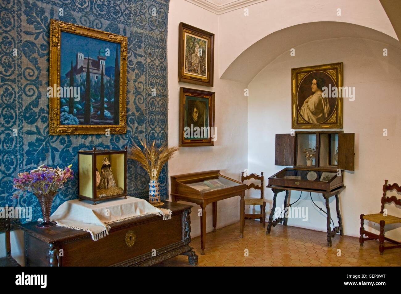 Kloster Zelle Nummer 2 von Frederic Chopin und George Sand in Valldemossa Stockfoto