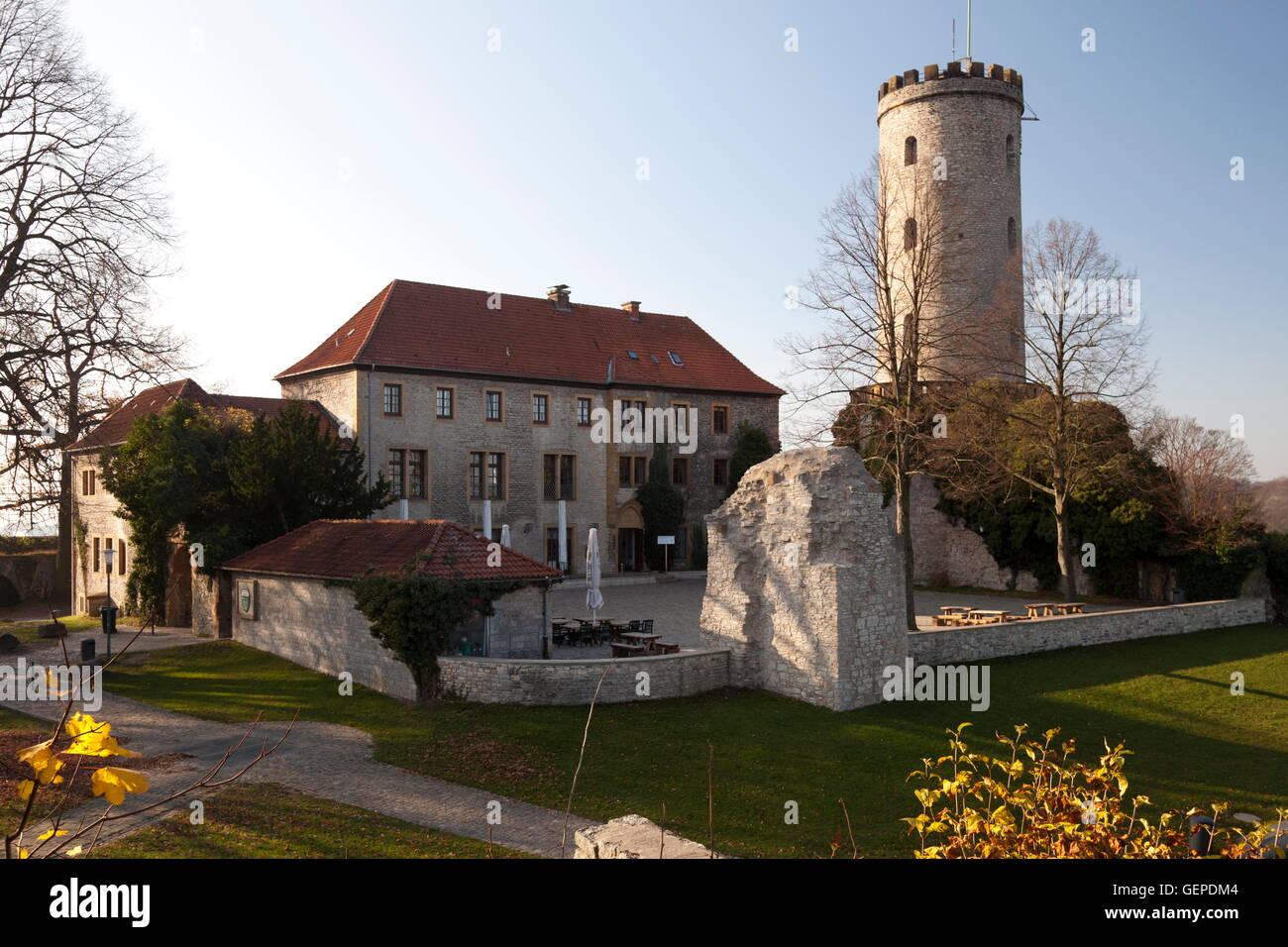 Geographie / Reisen, Deutschland, Nordrhein-Westfalen, Ostwestfalen-Lippe, Bielefeld, Sparrenberg, Sparrenburg (Burg und Festung Sparrenberg), Stockfoto