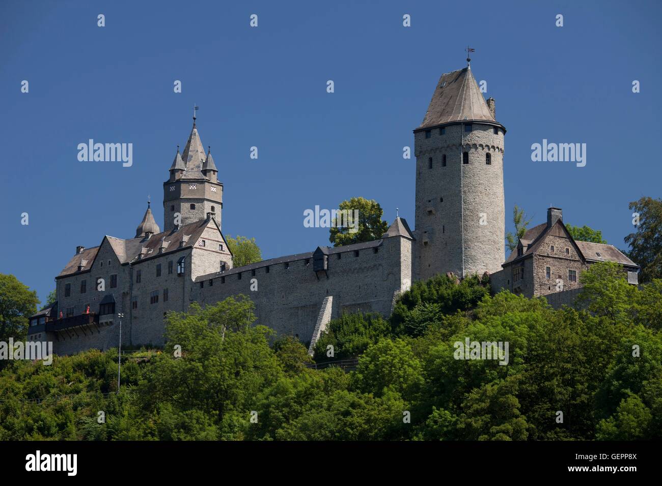 Geographie / Reisen, Deutschland, Nordrhein-Westfalen, Sauerland, Grafschaft Mark, Altena, Burg Altena, Stockfoto