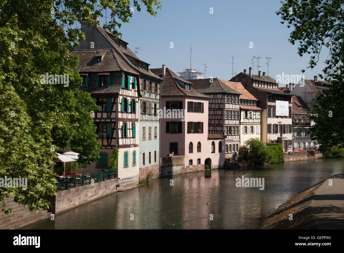 Geographie / Reisen, Frankreich, Straßburg, Altstadt, Viertel "Petite France", "La Petite France" Stockfoto