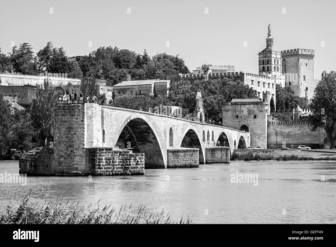 Pont d ' Avignon Stockfoto