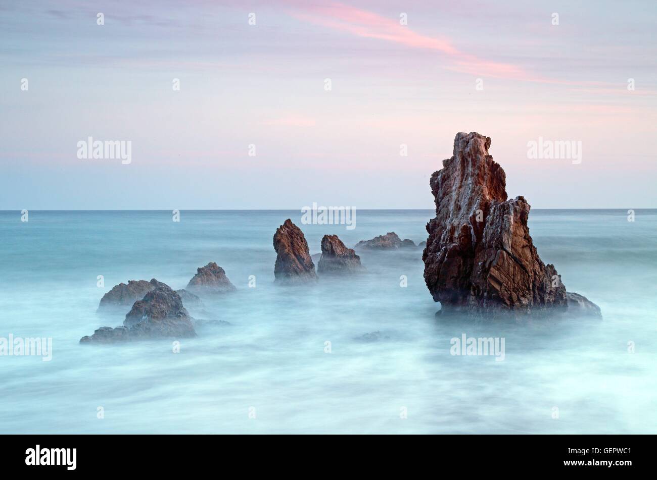 Geographie / Reisen, USA, Kalifornien, El Matador Beach, Malibu, Stockfoto