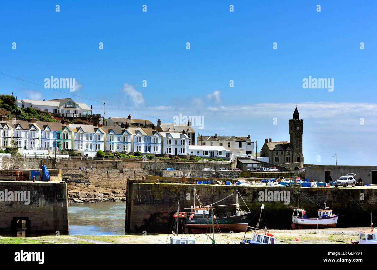 Porthleven Stockfoto