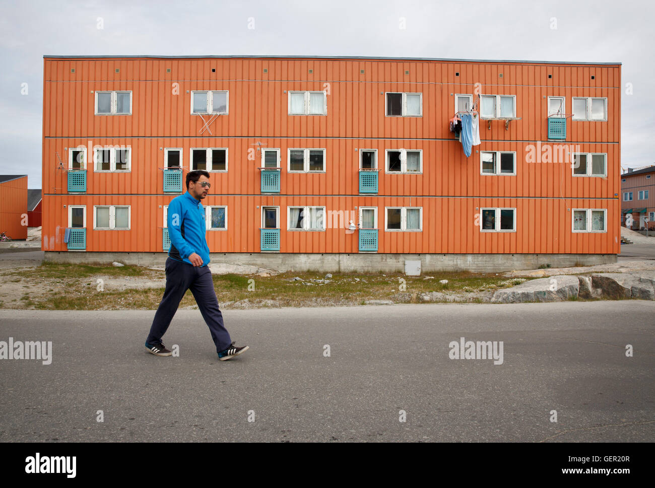 Ilulissat, Grönland Stockfoto