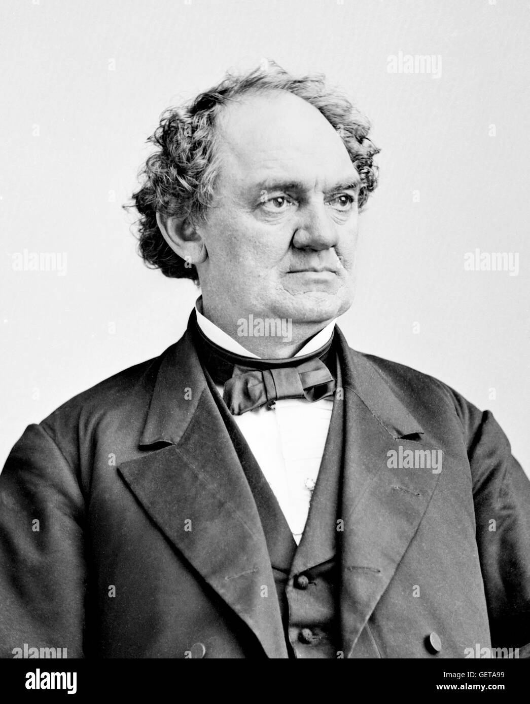 P T Barnum. Portrait Der amerikanische Showman, Phineas Taylor Barnum (1810-1891), aus dem Brady-Handy Sammlung, c 1855-1865. PT Barnum. Stockfoto