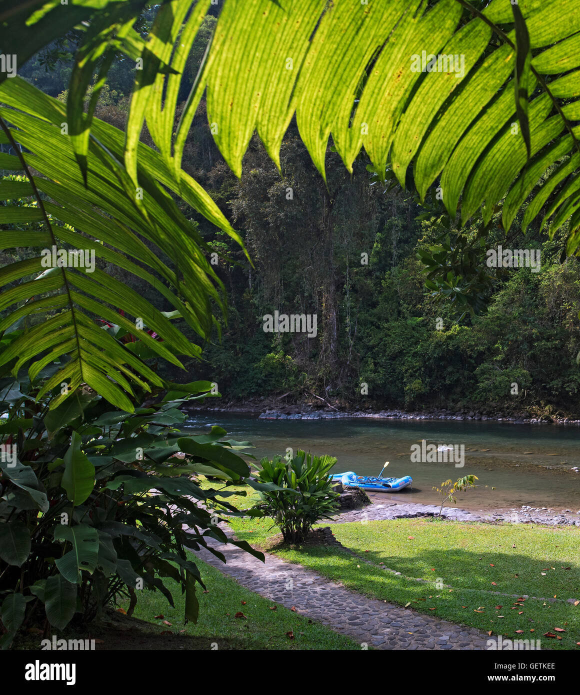 Pacuare Lodge, Costa Rica Stockfoto