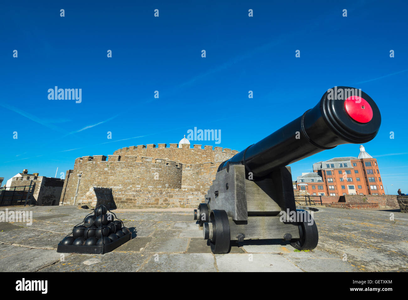 Deal-Schloss ist ein 16. Jahrhundert Küstenartillerie Fort gebaut von Heinrich VIII. Stockfoto