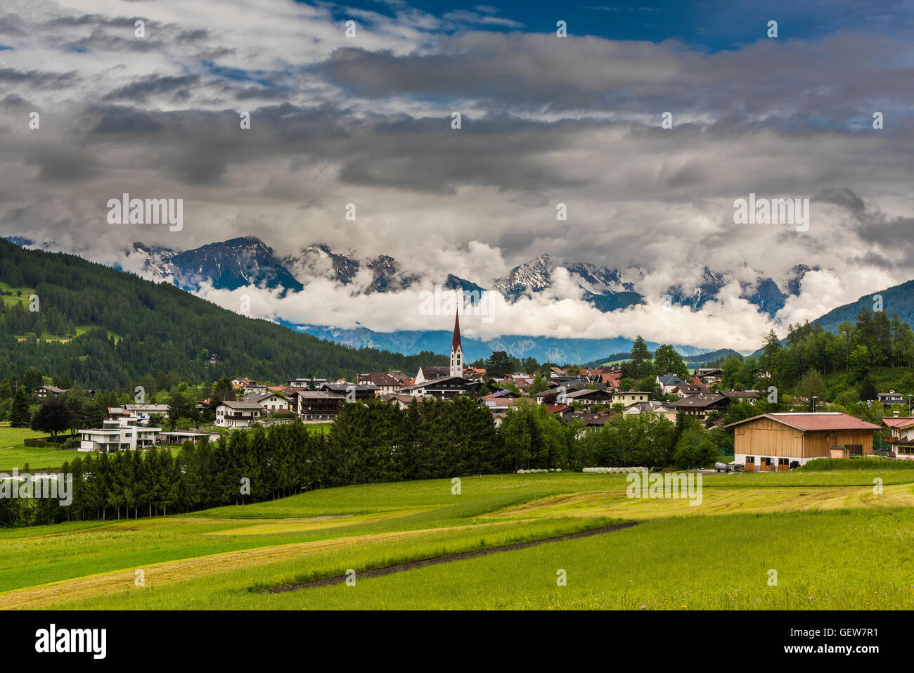 Mieders, Stubaital, Tirol, Österreich Stockfotografie - Alamy