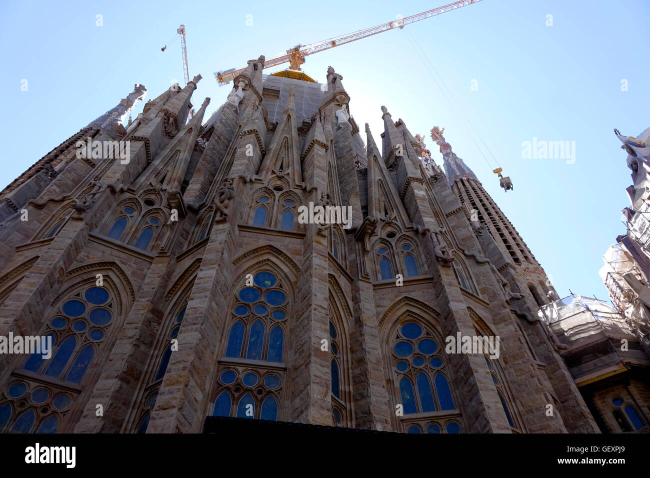Gaudis Sagrada Familia in Barcelona, Spanien Stockfoto