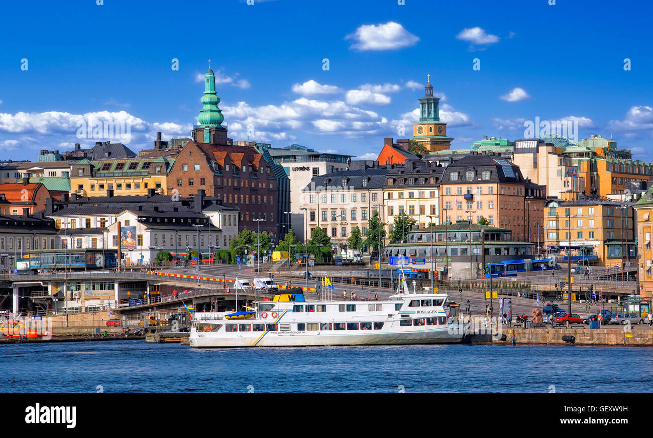 Sodermalm in Stockholm Stockfoto