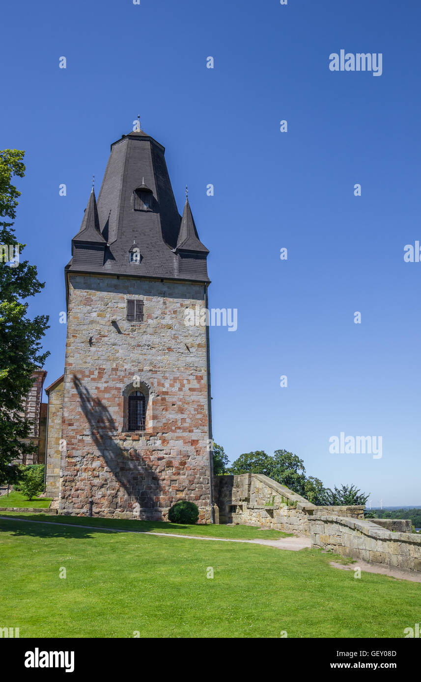 Turm der Burg in Bad Bentheim, Deutschland Stockfoto