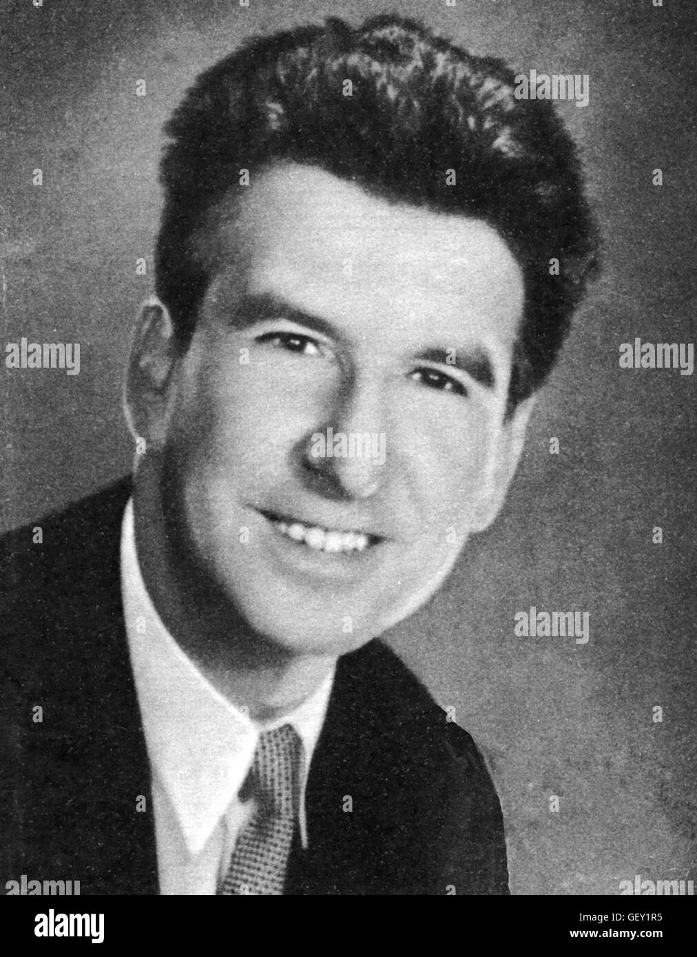 RONNIE ALDRICH (1916-1993)-Promo-Foto des englischen Sänger und jazz-Pianist über 1962 Stockfoto