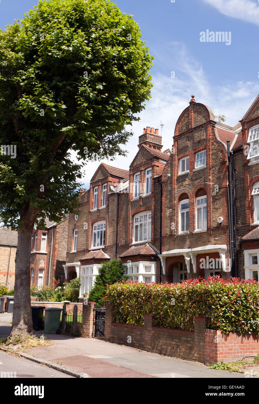 Queen AnneStil Häuser an der St. Margarets Road in Brockley