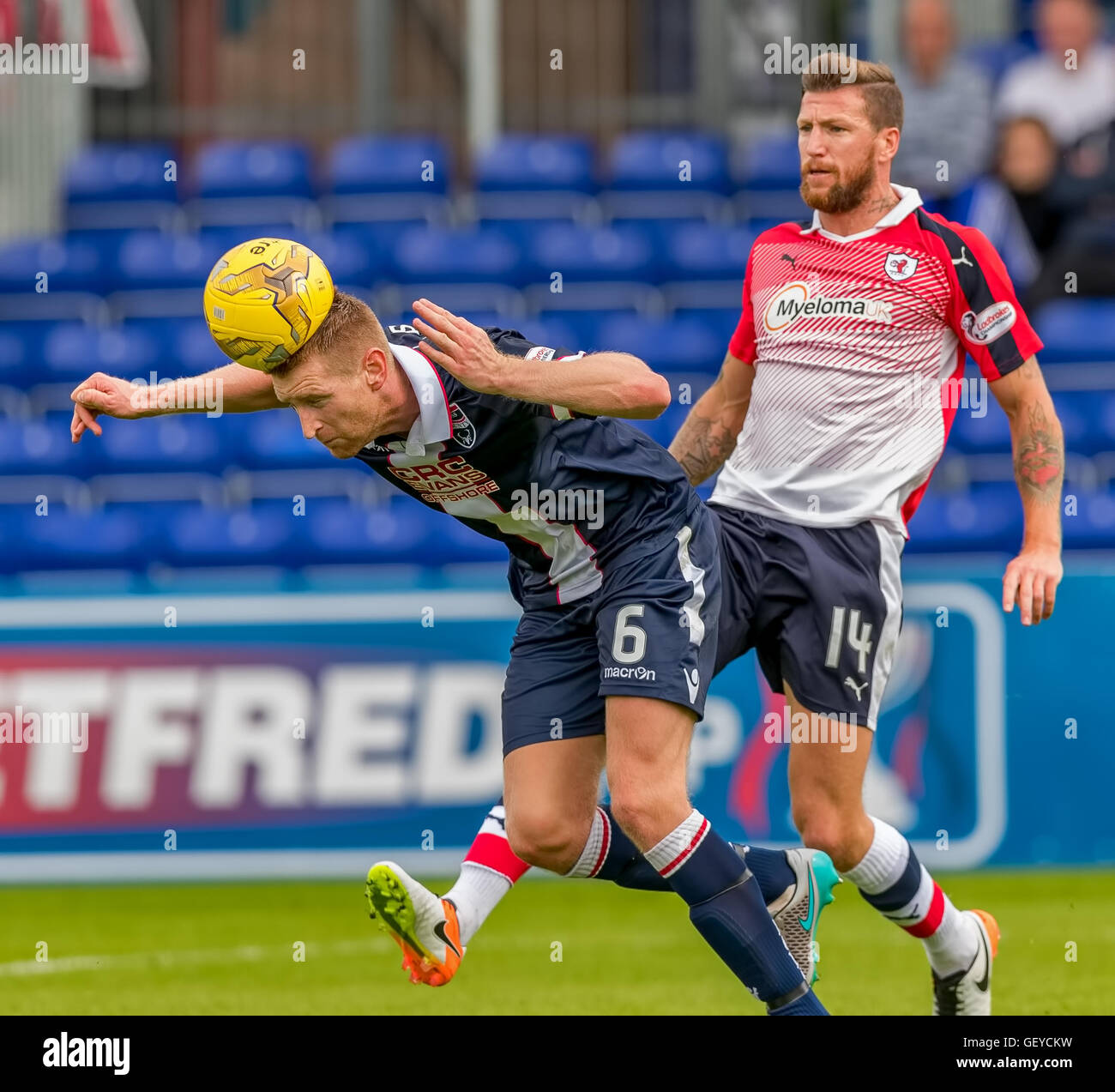 Ross County V Raith Rovers, Betfred Cup 2016 Stockfoto