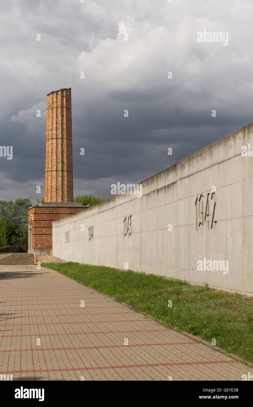 Radegast Station Lodz, Polen Stockfoto