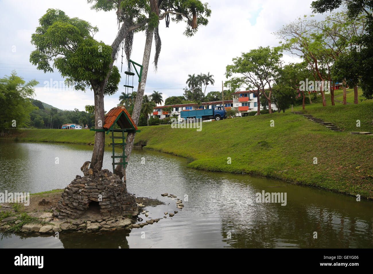 Las Terrazas Gemeinschaft und Natur behalten in Kuba. 2016 Stockfoto