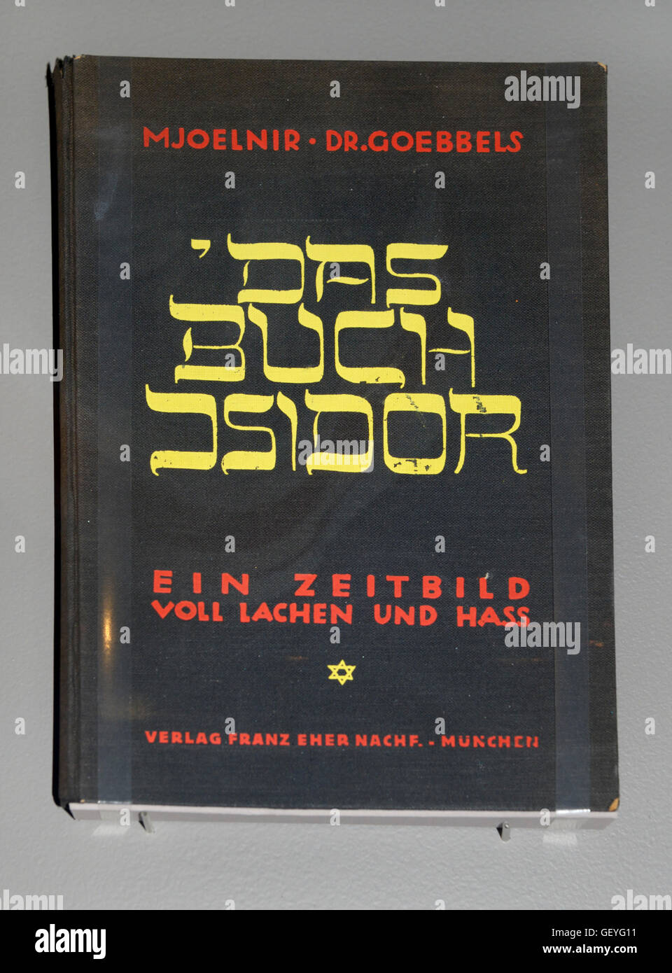 Das Buch von Isidor, Joseph Goebbels, 1929. Einen frühen antisemitischen Angriff von ihm auf eine jüdische Führer in der Berliner Polizei Stockfoto