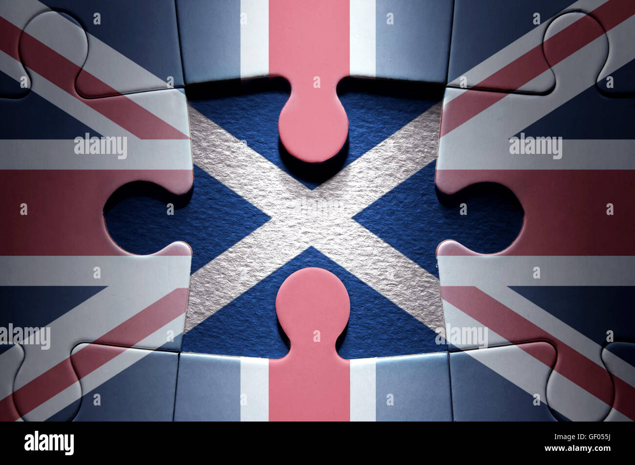 Schottische Unabhängigkeit Konzept Stockfoto
