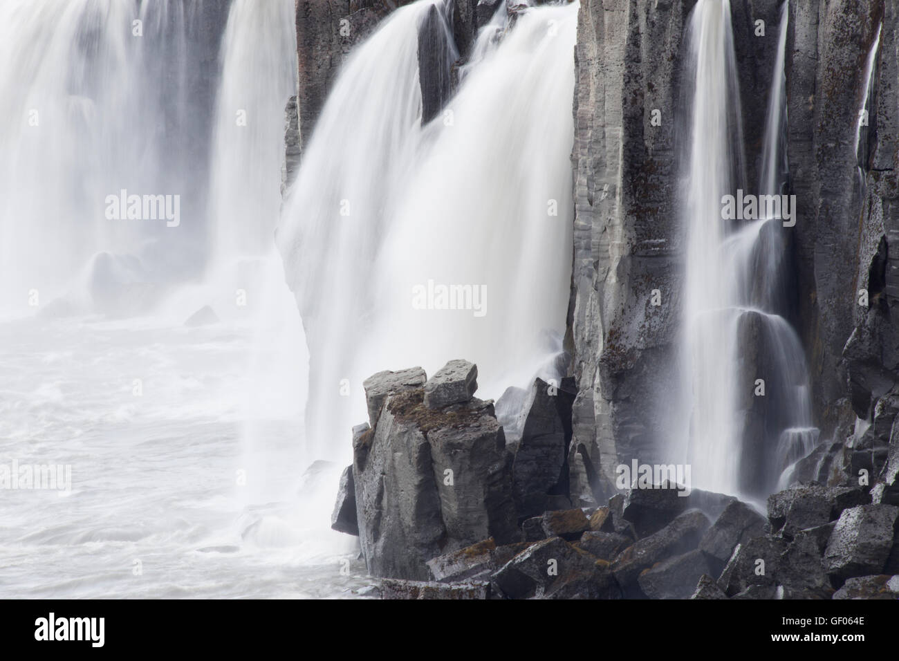 Selfoss - Wasserfall Island LA008826 Stockfoto